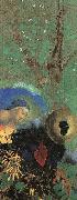 Odilon Redon Homage to Leonardo da Vinci USA oil painting artist